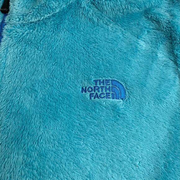 The North Face Womens XL Turquoise Blue Full Zip Fleece Full Zip Jacket - Picture 2 of 13